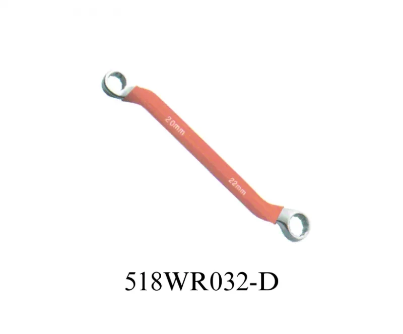 45 ° Double Ring Wrench With Rubber Dipped