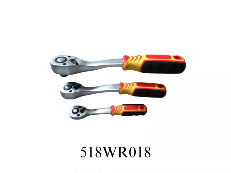 72-Tooth Quick Release Ratchet Wrench with rubber grip 518WR018 (1)