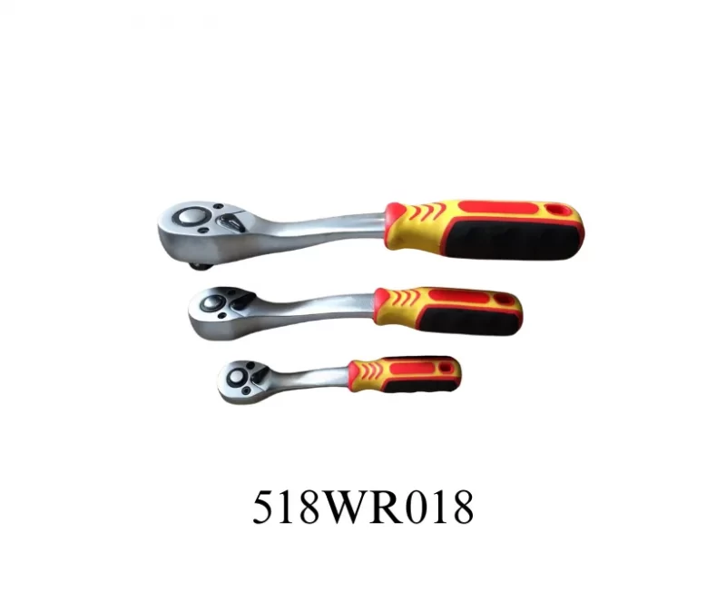 72-Tooth Quick Release Ratchet Wrench with rubber grip 518WR018 (1)