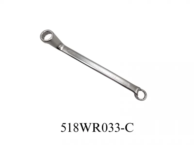 75° Double Ended Ring Wrench With Offset Heads -Europen Type
