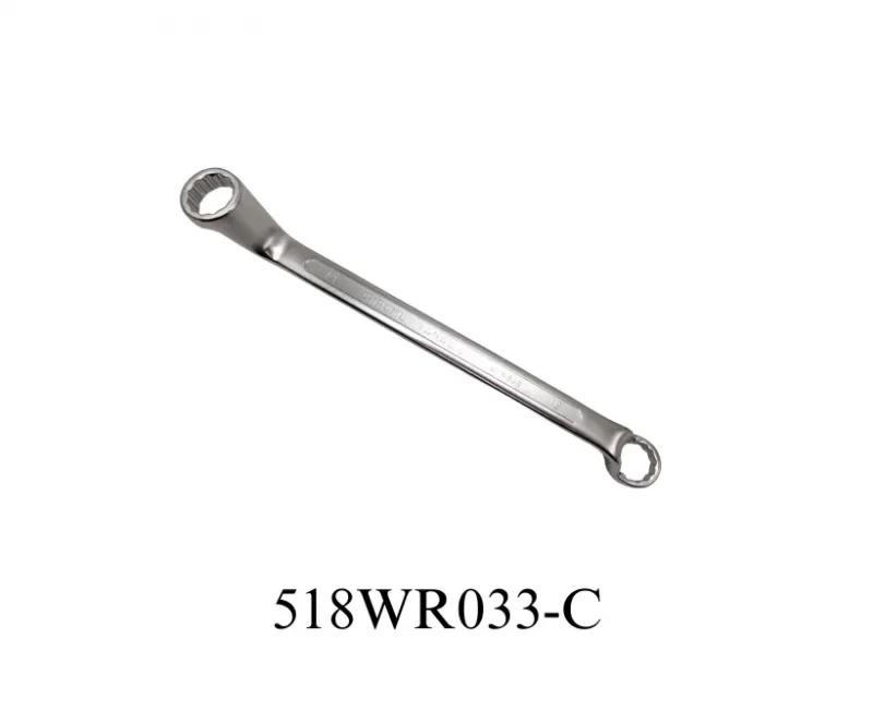 75° Double Ended Ring Wrench With Offset Heads -Europen Type